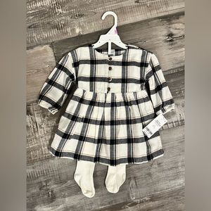 Carters 2 Piece dress with tights